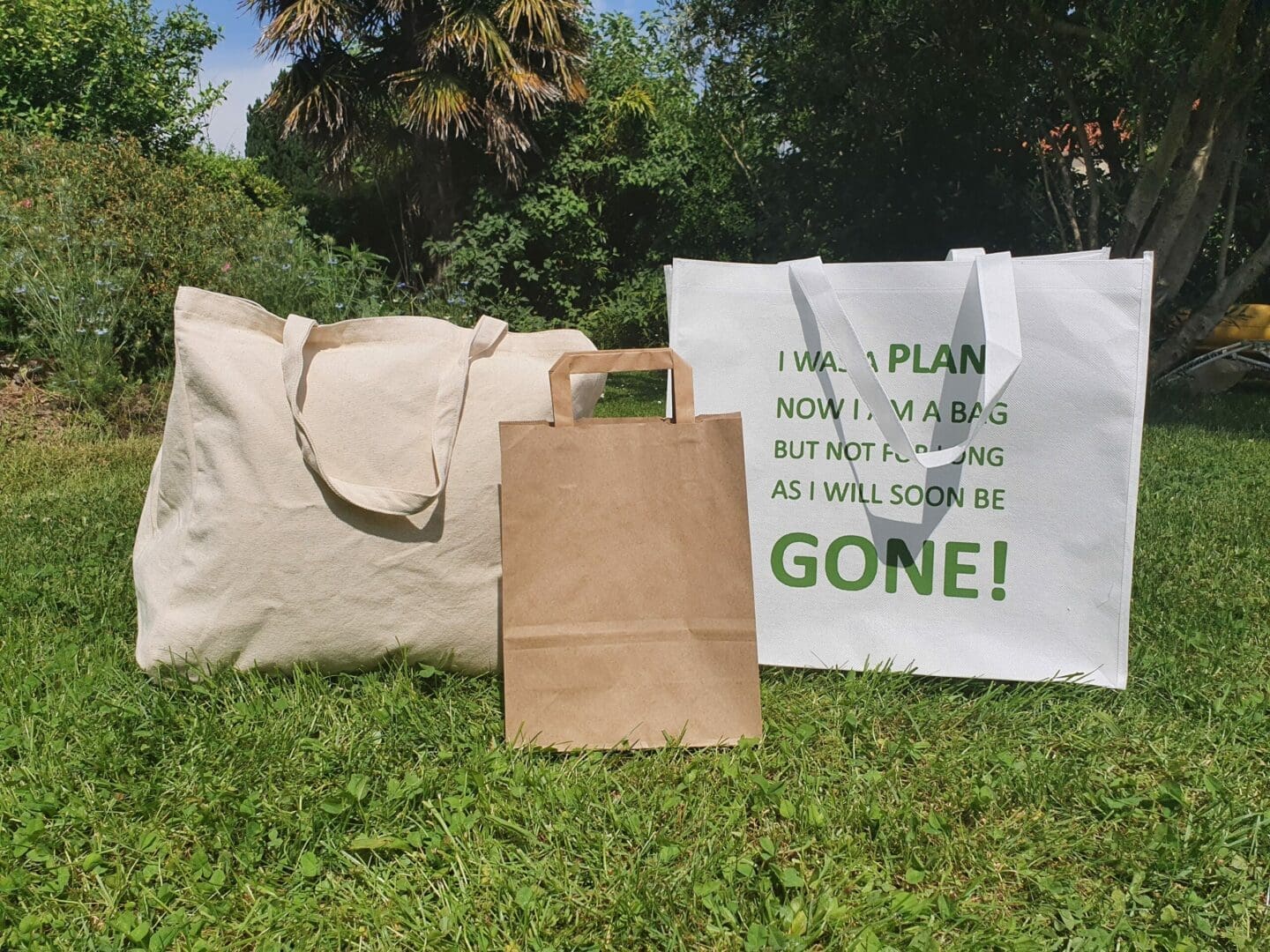Wasteless Group sacs sur mesure personnalisable coton jute kraft PLA matières naturelles végétales recyclable matière recyclée biodégradable compostable