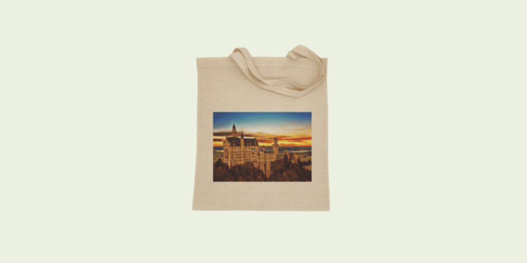 Tote Bag en coton avec un design touristique Wasteless Group