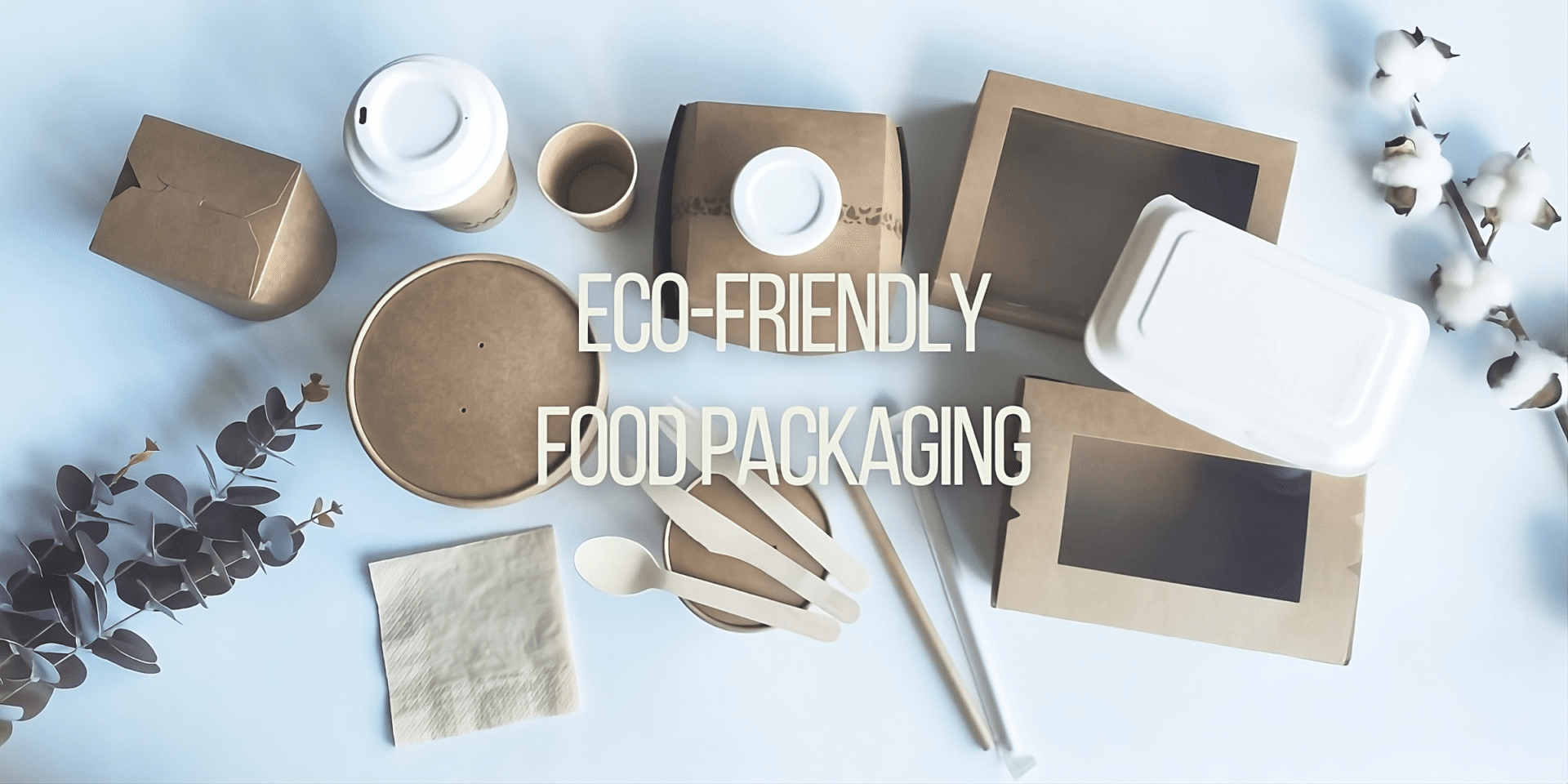 Ecological food packaging made from bagasse, PLA and Kraft paper by Wasteless Group