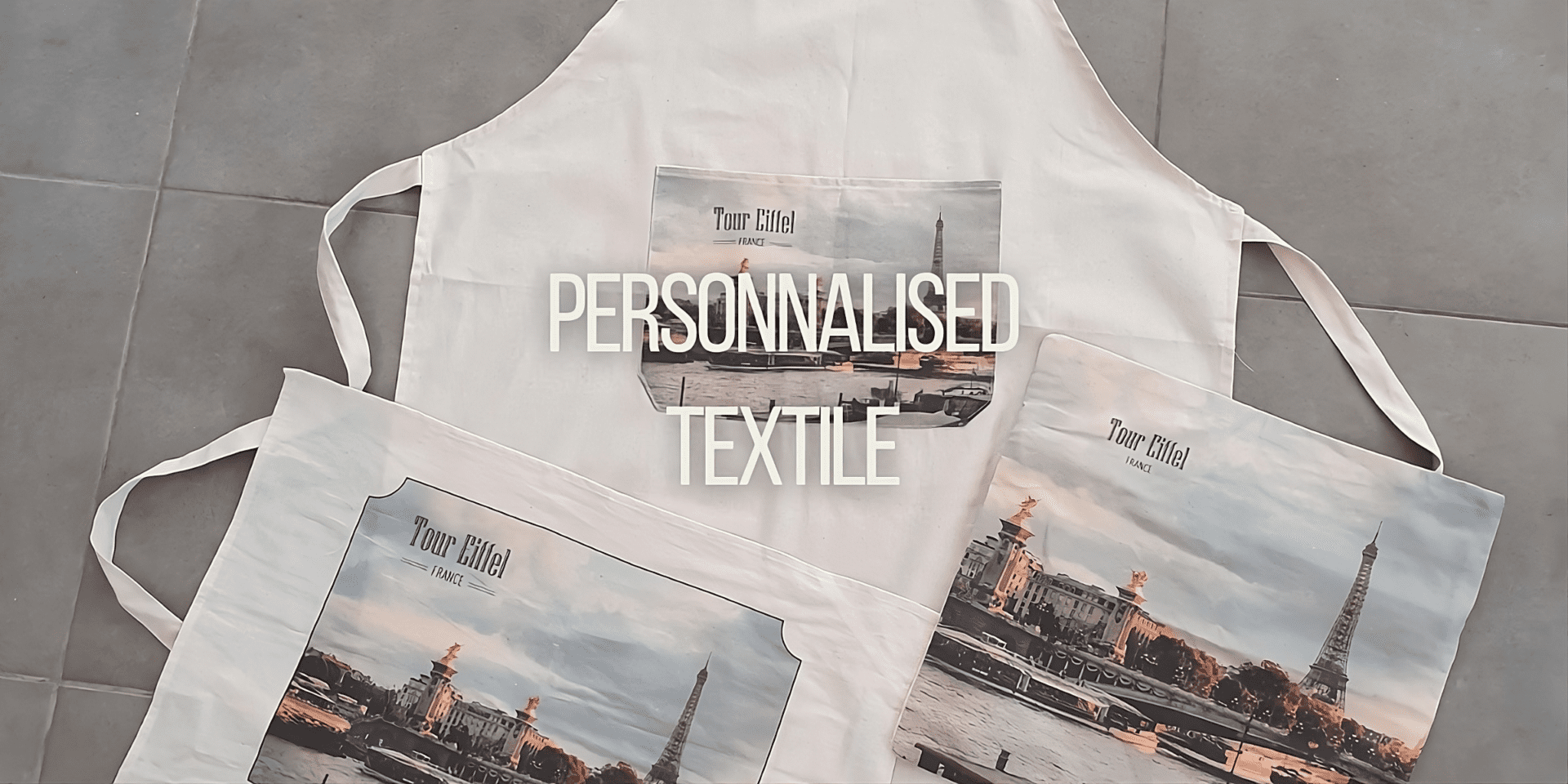 Products in the Personalised Textile range from Wasteless Group