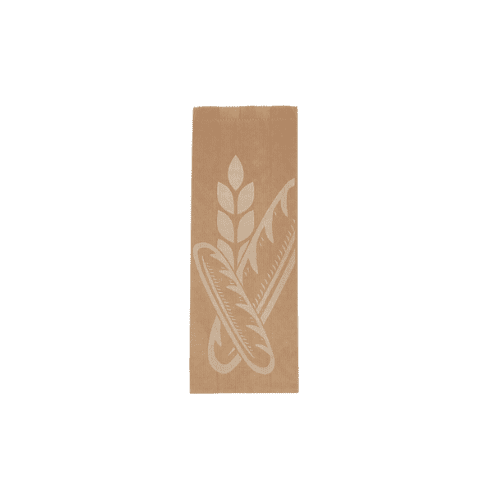 Sac en papier Kraft brun naturel idéal pour les boulangeries