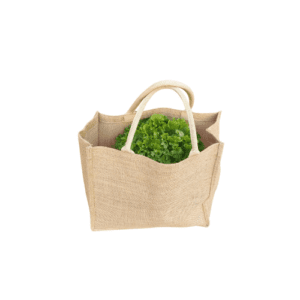 Sac en jute biodégradable et réutilisable pour faire les courses